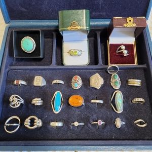 SOLD......Rings rings rings..Sterling Silver Rings